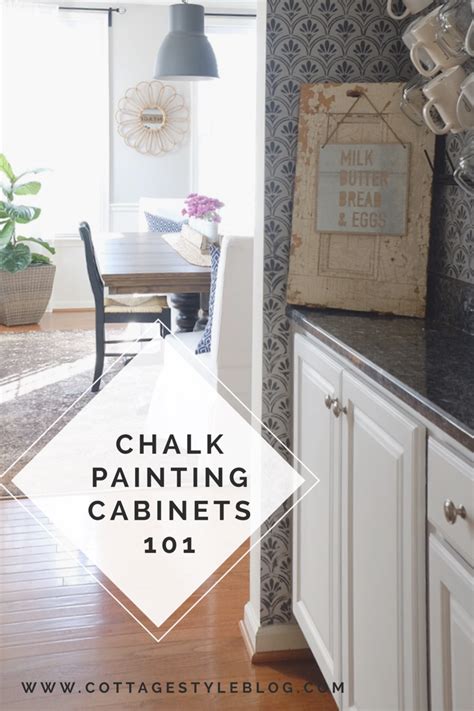 Be generous with the amount of paint you put on your brush—if you've put too much in one area, it's pretty easy to spread it out more evenly with extra strokes. Chalk Painting Cabinets 101 — Cottage Style | Painting ...