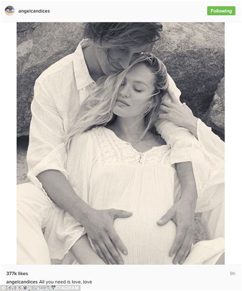Pregnant Candice Swanepoel Cuddles Up With Beau Hermann Nicoli In