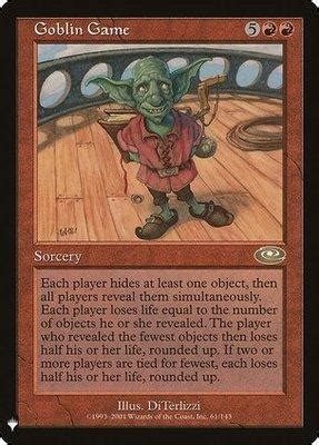 A visual spoiler of all 1694 cards from mystery booster in magic: Goblin Game | Mystery Booster/The List | Card Kingdom