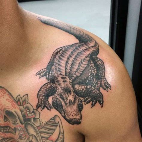 60 Alligator Tattoo Designs For Men Cool Crocodiles Alligator