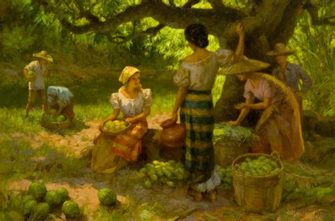More images for fruit pickers harvesting under the mango tree fernando amorsolo » The Book Appetite: The Fruit Pickers Under the Mango Tree