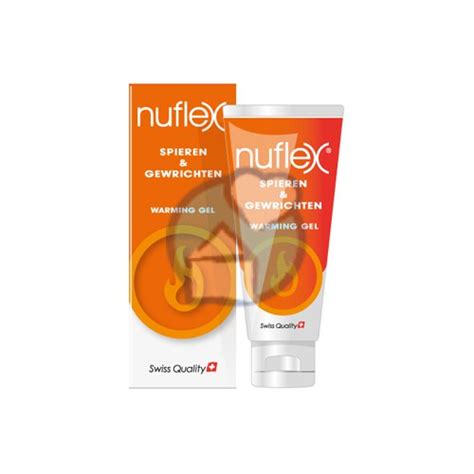 En stijve spieren na een zware inspanning geef je het best de nodige rust. Spieren en Gewrichten Warming Gel Nuflex 100 ml kopen ...