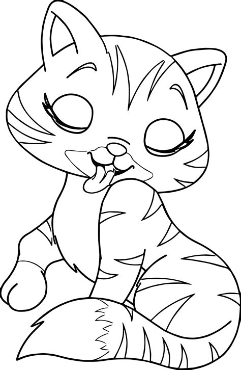 Take another journey back in time with disney. Cat Love Me Coloring Page | Wecoloringpage.com