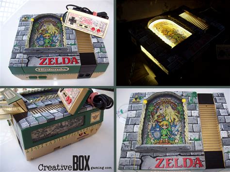 Stained Glass Zelda Custom Nes By Creativeboxgaming On