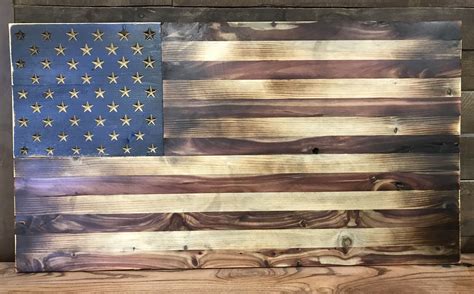 Rustic American Flag Sign Rustic American Flag Flag Signs Rustic