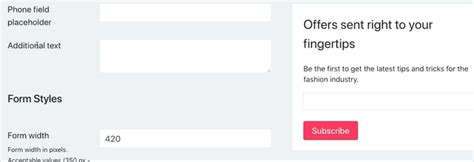 Create And Customize Your Smsbump Subscription Form In Shopify