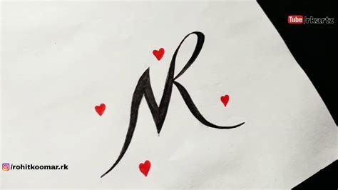 Maybe you would like to learn more about one of these? Combine letter N and R love tattoo | Simple and Easy ...