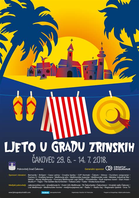ljeto plakat Turistička zajednica grada Čakovca