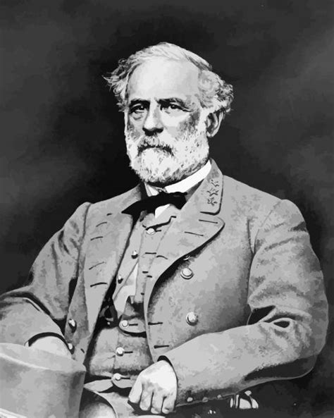 American General Robert E Lee Paint By Numbers Painting By Numbers