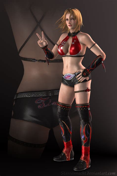 Doa5 Tina Armstrong Wrestling Red By Sterrennacht On Deviantart
