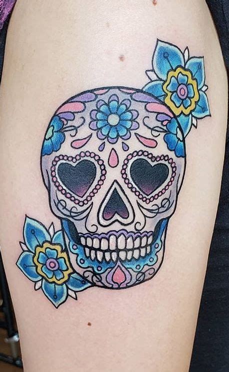 100 Unique Sugar Skull Tattoos Designs And Ideas Tattoo Me Now Sugar