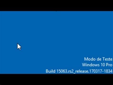 Como Remover Mensagem Modo De Teste Do Windows Youtube