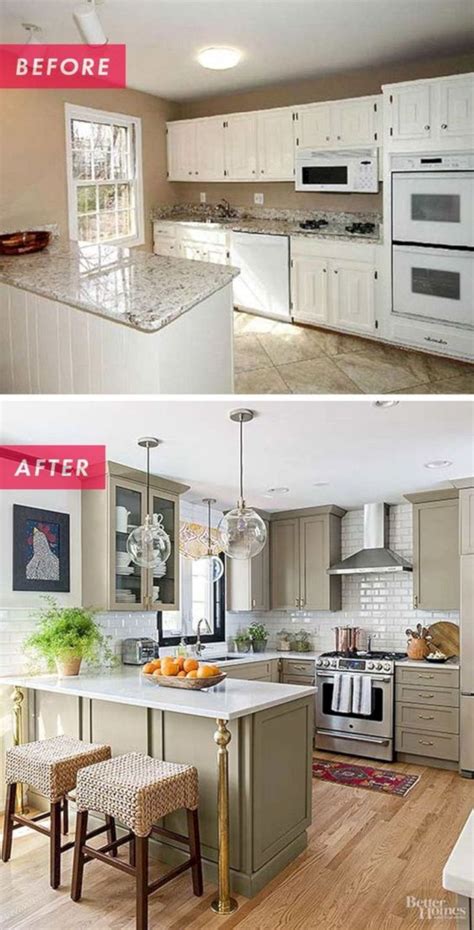 This bulky eye sore included outdated timber. 15 Clever Renovation Ideas to Update Your Small Kitchen ...
