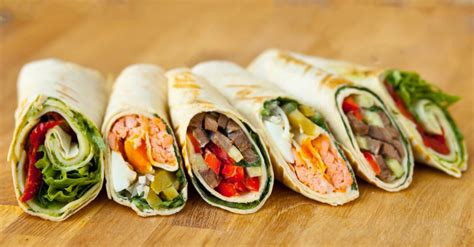 2 assemble wraps by spreading chutney on tortillas. 10 Delicious And Healthy Wraps You Can Take To Work