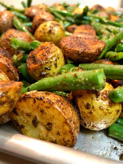 Roasted Potatoes And Green Beans Wholesome Farmhouse Recipes