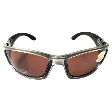 Costa Del Mar Corbina Sunglasses Silver Frame Polarized Copper 580p