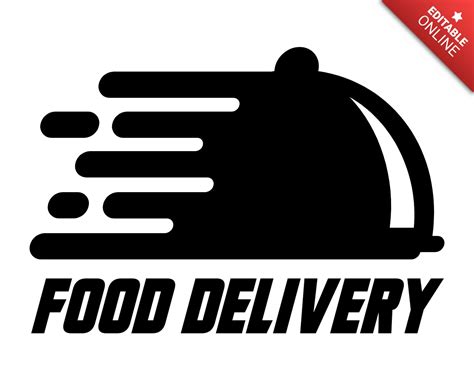 Food Delivery Service Logo Design Template Free Design Template