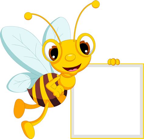 Banner Transparent Download Bumble Bee Flying Clipart Cute Border