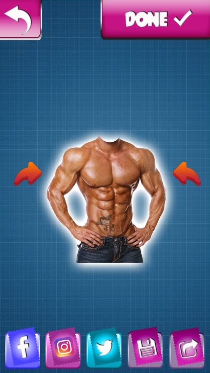 Gym Body Photo Booth Make Cool Makeover Pics And Montages With Abs