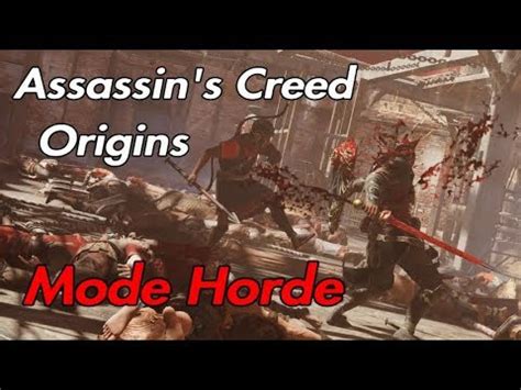 Assassin S Creed Origins Gladiator Arena Horde Mode Ps Youtube