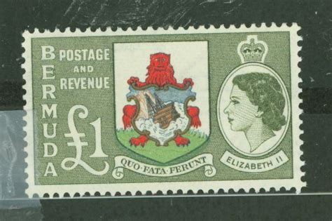 Bermuda 162 Single Queen Caribbean Bermuda General Issue Stamp