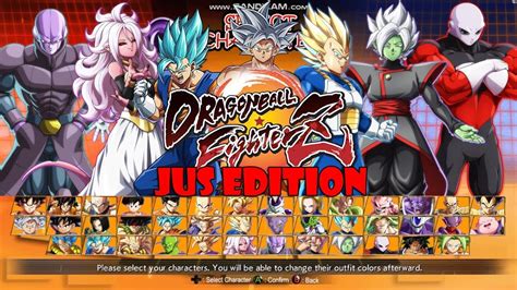 The fighterz edition includes the game along with the fighterz pass, which adds 8 new characters to the roster. Dragon ball FighterZ Mugen Jus Edition by AlexTv G.T.M ...