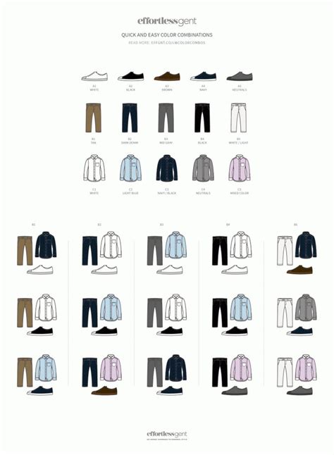 How To Match Clothes Quick And Easy Color Combos • Effortless Gent