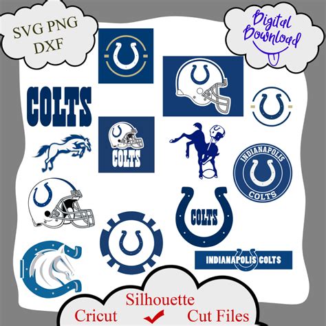 Indianapolis Colts Bundle Logo Sport Svg Indianapolis Colts Bundle Svg