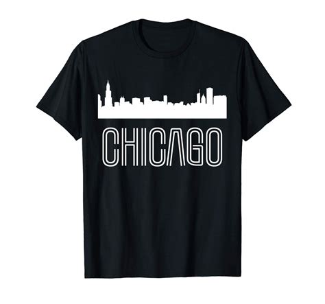 Chicago T Shirt Best Chicago Skyline T Tee For Minaze