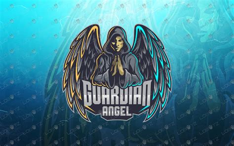 Guardian Angel eSports Logo For Sale | Guardian Angel Mascot Logo - Lobotz