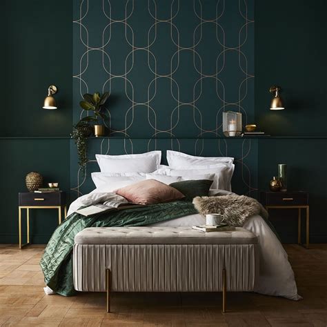 Palais Wallpaper In Green And Copper From The Exclusives Collection By