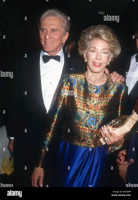 Beverly Hills Ca March 7 L R Actor Kirk Douglas And Wife Anne
