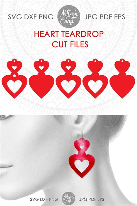 Faux Leather Earring Svg For Valentines Day Jewelry 1026580 Svgs