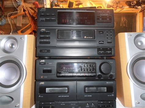 Jvc Ca Mx55 Mbk Stereo System Amplifier 6 Cd Player Tuner 2 X Tape Deck