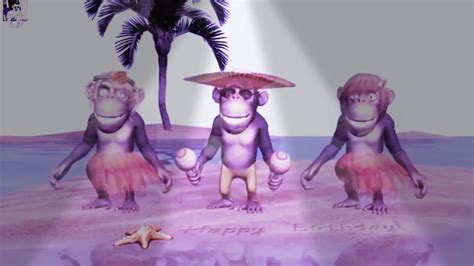 Latest Funny Happy Birthday Song Monkeys Sing Happy Birthday To You