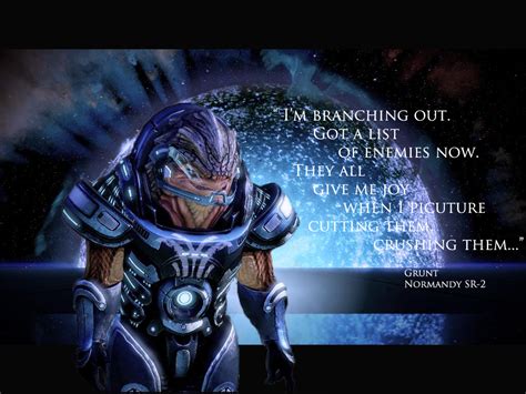 Mass Effect Grunt Quotes Quotesgram