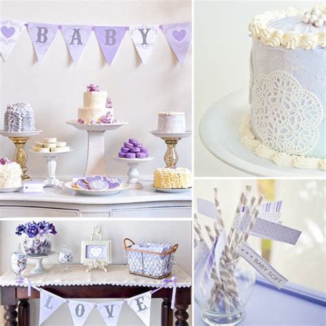 A Lovely Lavender Baby Love Shower With Images Lilac Baby Shower