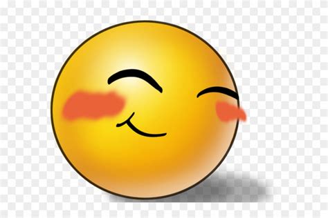 Blushing Emoji Clipart Chuckle Cute Blushing Emoji Full Size Png Clipart Images Download