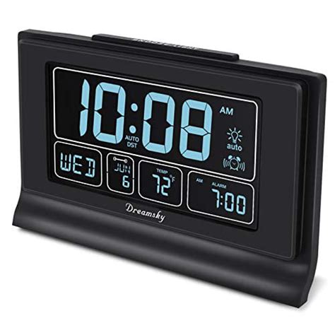 Dreamsky Auto Set Digital Alarm Clock With Usb Charging Port 66 Inch