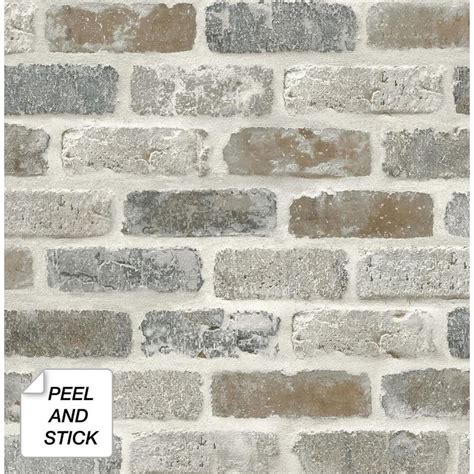 Removable Brick Wallpaper At