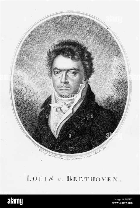 Ludwig Van Beethoven 1770 1827 German Composer Stock Photo Alamy
