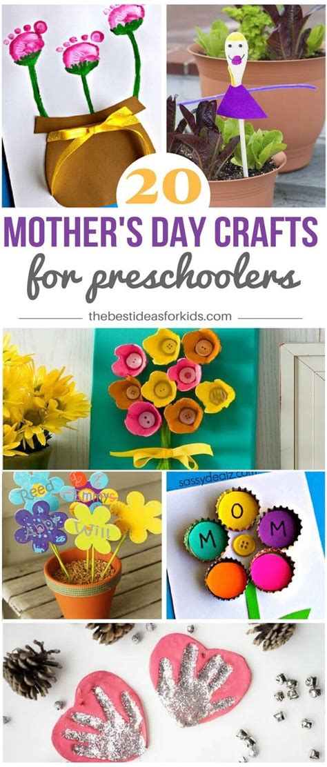 Have fun with these easy mother's day crafts your preschool kids can make. 20 Mother's Day Crafts for Preschoolers | Mothers day ...