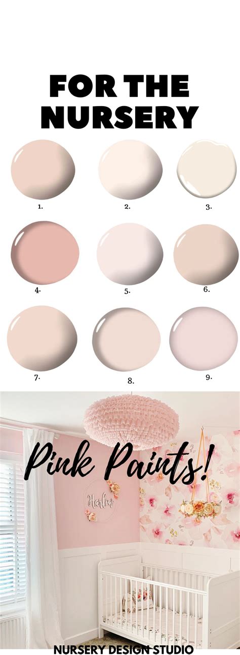 PINK PAINT COLORS FOR A NURSERY THATS STYLISH AND SOPHISTICATED