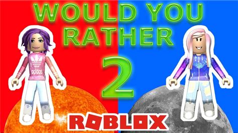 roblox would you rather 2 all new choices youtube