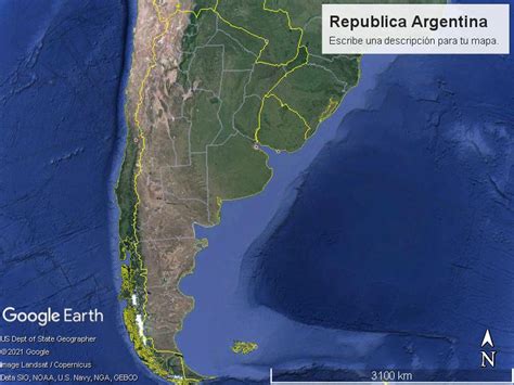 Localización Del Territorio Argentino Puntos Extremos Continental Y