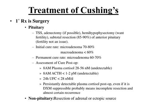 Ppt Diagnosis Of Cushings Syndrome Powerpoint Presentation Free