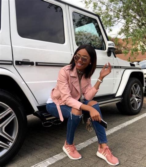 Bonang Shows Off Her Car Collection