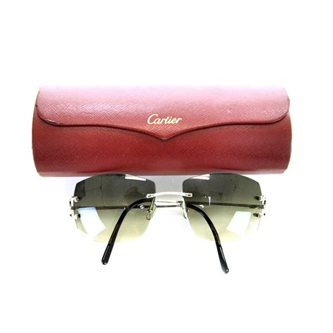 Cartier Sunglasses 140 W Case 29676