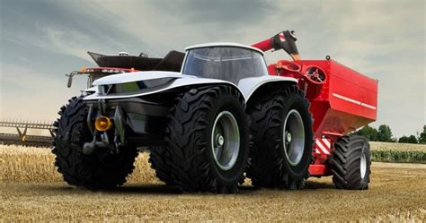 Valtra H202 Concept Hydrogen Fuel Cell Electric Autonomous Tractor Concept