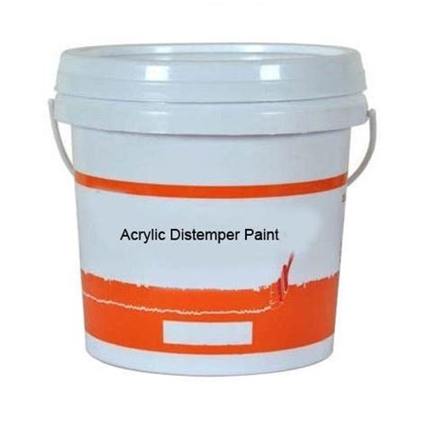 Long Lasting Durable Solid Strong Bright Coat Acrylic Distemper Paint